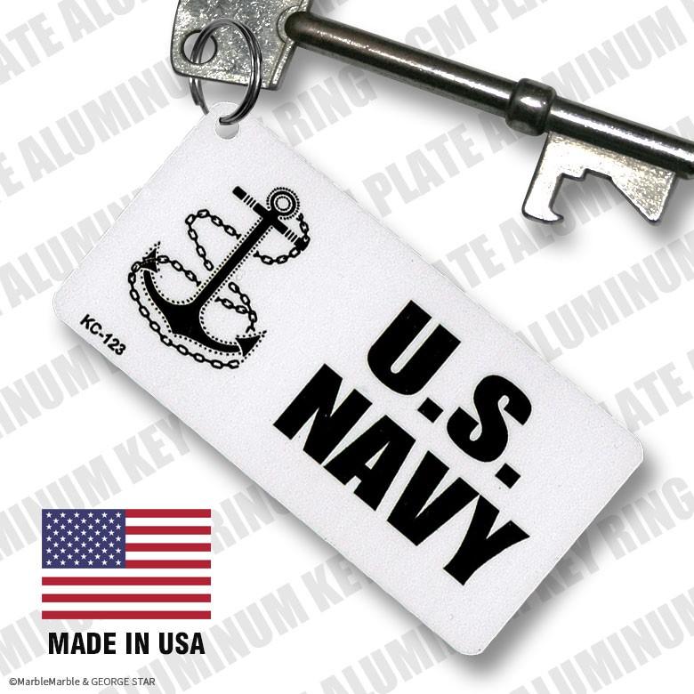 G5 CMプレート キーホルダー #016 US NAVY // ナンバープレート