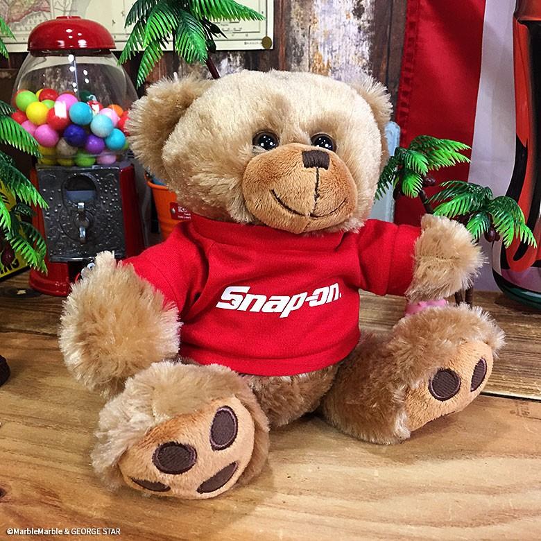 B3 Snap-on ベアー ぬいぐるみ SNAPPY BEAR // スナップオン スナッポン Tシャツ くま プラッシュ アメリカン雑貨 並行輸入｜marblemarble｜02