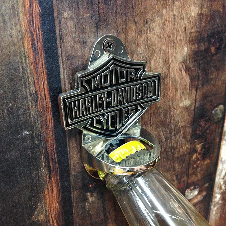 A2 ハーレーダビッドソン ボトルオープナー 壁付け用 // HARLEY