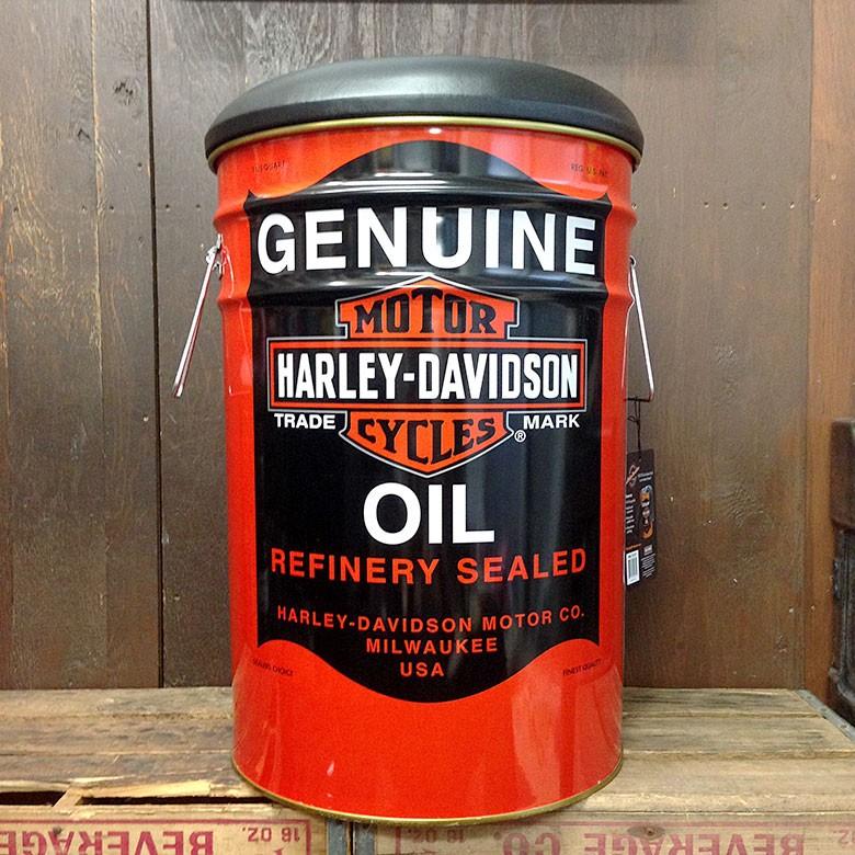 A4 HARLEY-DAVIDSON ドラム缶スツール // ハーレーダビッドソン HDL