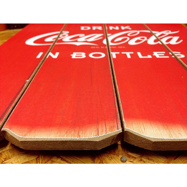 B3 コカコーラ ウッドサイン #001 IN BOTTLES // Coca Cola Coke PJ-WP01 アメリカン雑貨｜marblemarble｜03