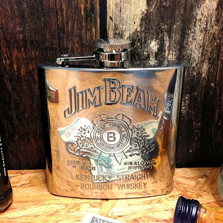 H5 JIM BEAM スキットル フラスコボトル 6oz [ 水筒 ジムビーム