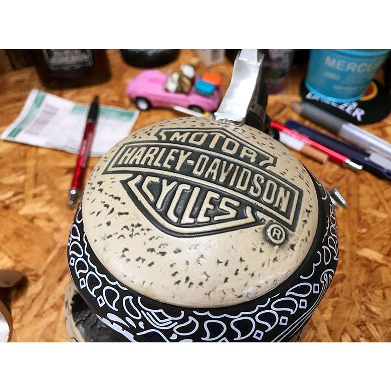 A2 ハーレーダビッドソン スカル ステイン [ HDL-18606 Skull Stein