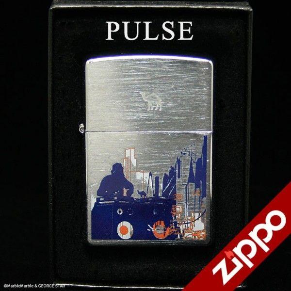 F1 Zippo（ジッポー）ライター CAMEL（キャメル） PULSE 2005年 スイス限定品 // アメリカン雑貨 / 喫煙具 / ジッポ｜marblemarble