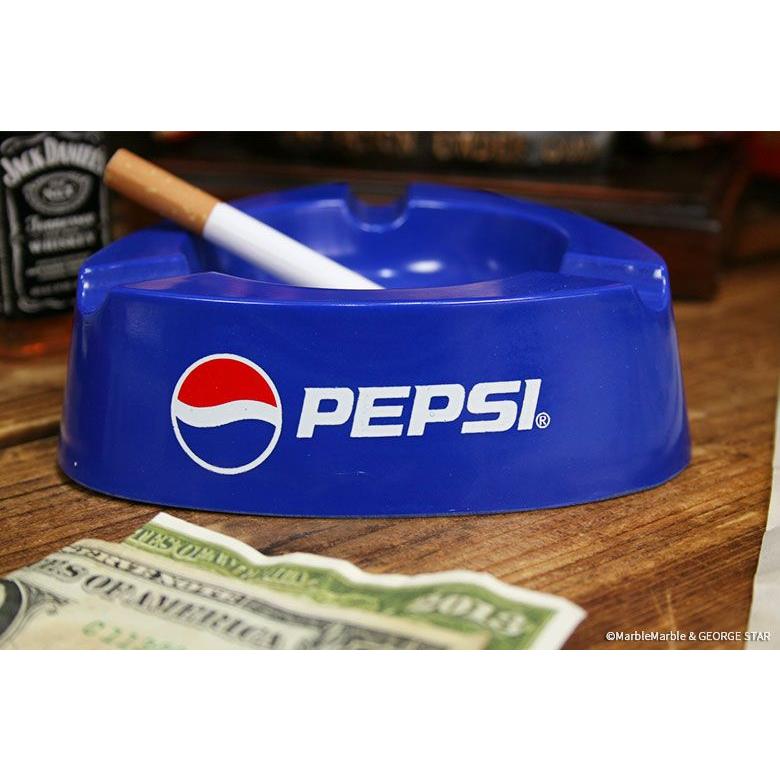 B1 ノベルティ灰皿 PEPSI ペプシ プラスチック製アッシュトレイ // アメリカン雑貨 / 喫煙具 / ノベルティグッズ｜marblemarble｜03