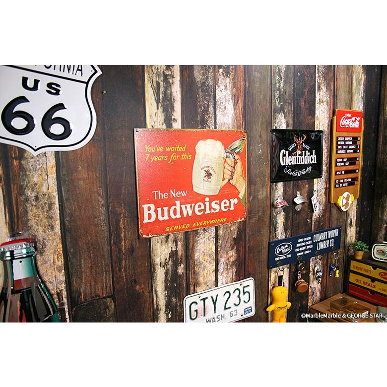 C3 ブリキ看板 #530 Budweiser - The New // バドワイザー TINサイン