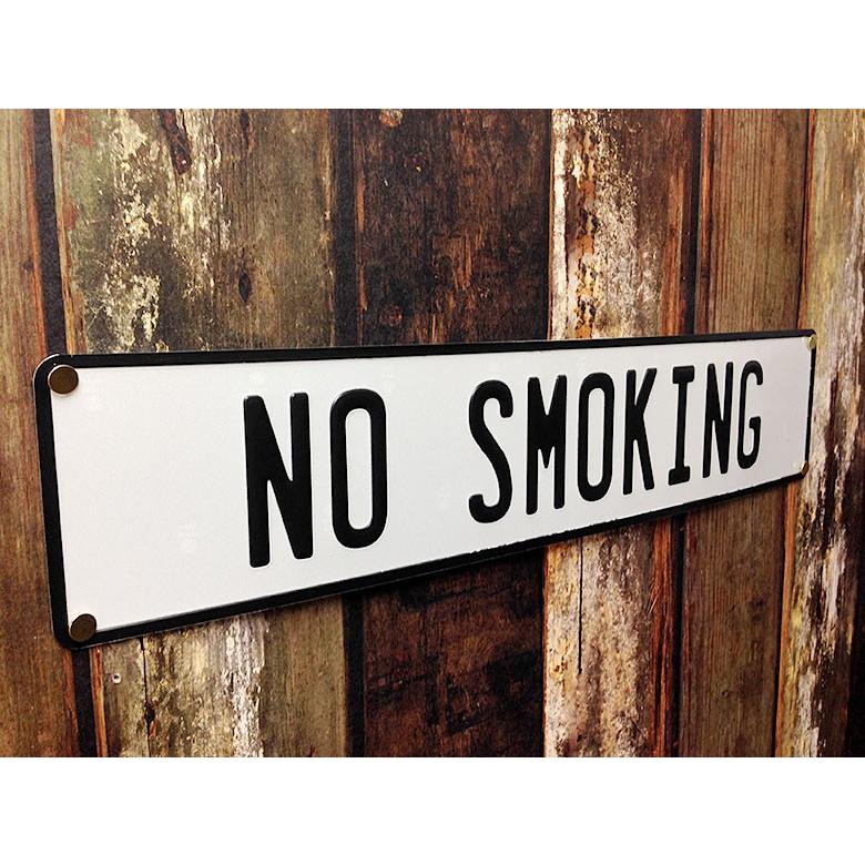E4 ストリートサイン #007 NO SMOKING // 道路標識 アメリカン雑貨｜marblemarble｜03