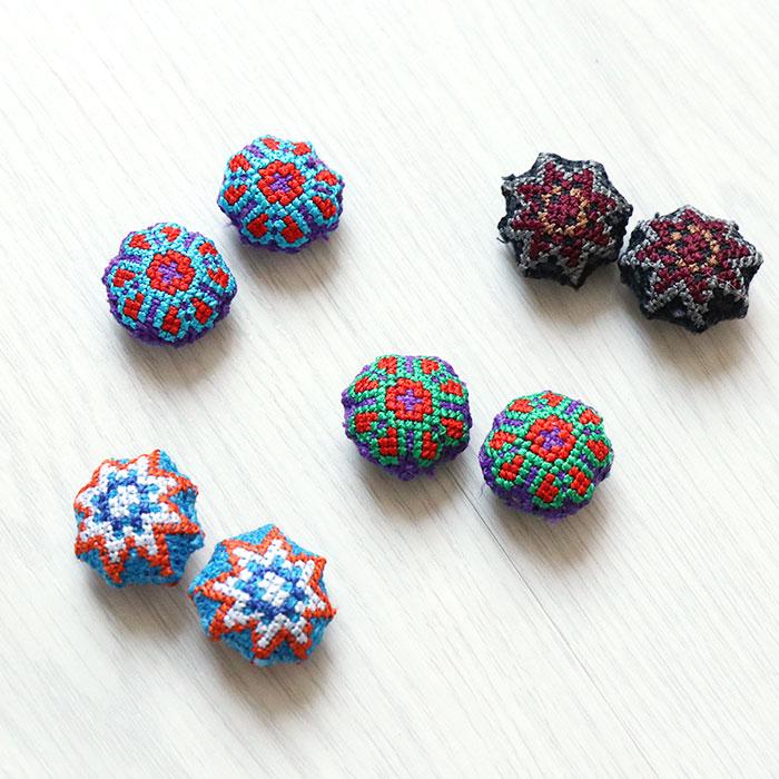 アクセサリーパーツ パーツ ピアス イヤリング 2個セット エスニック