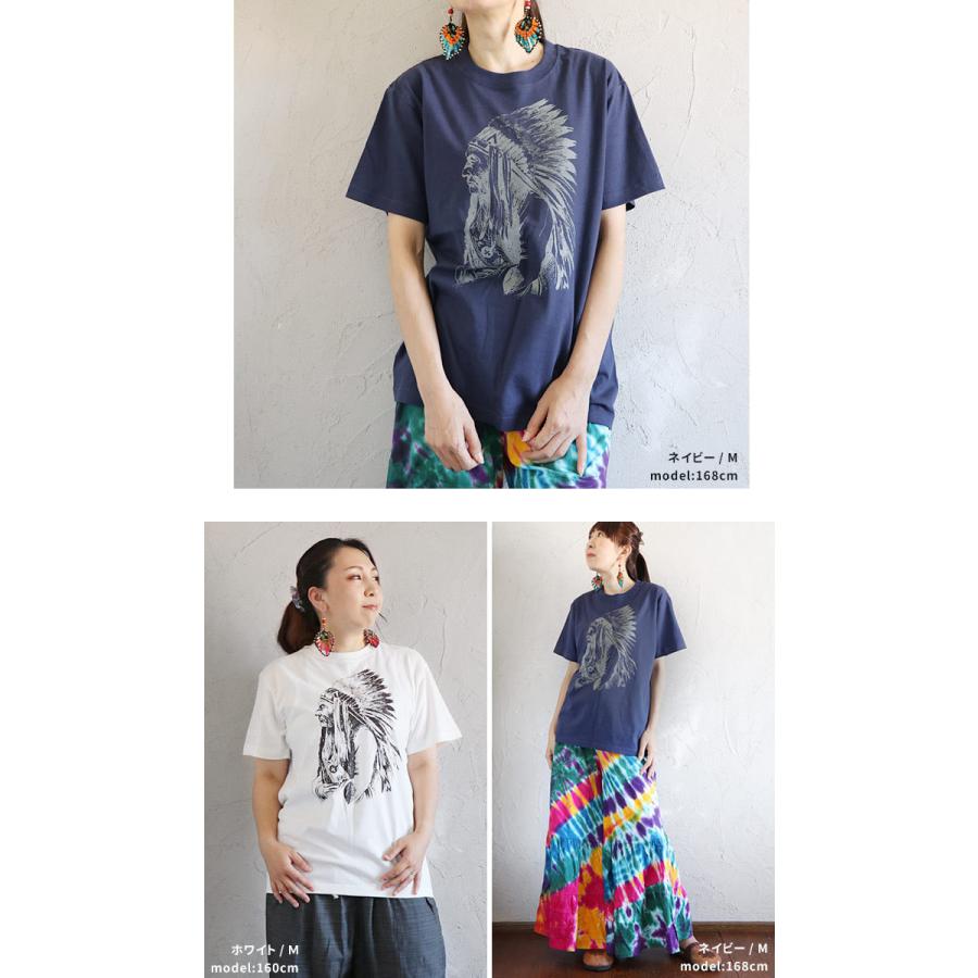 エスニック ｔシャツ カットソー トップス 半袖 インディアン ネイティブ アメカジ ライダー ファッション メンズ レディース ユニセックス 1 5 Igig エスニックのマーブルマーケット 通販 Yahoo ショッピング