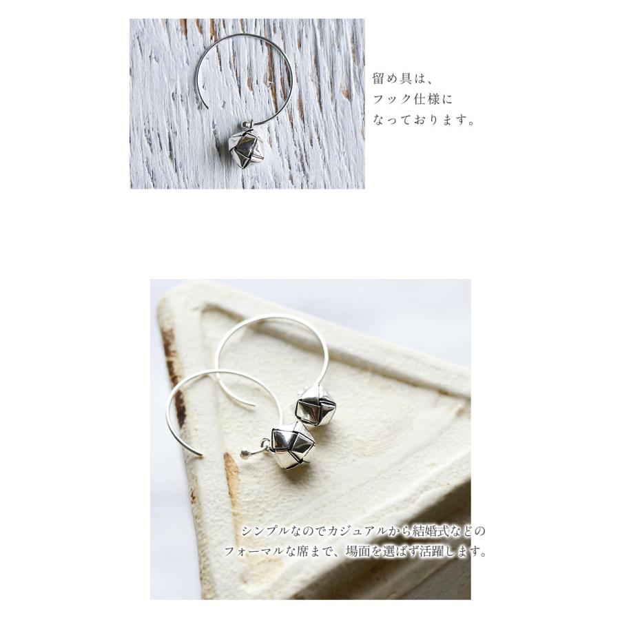エスニック ピアス シルバー カレン族 キューブ ファッション アジアン 