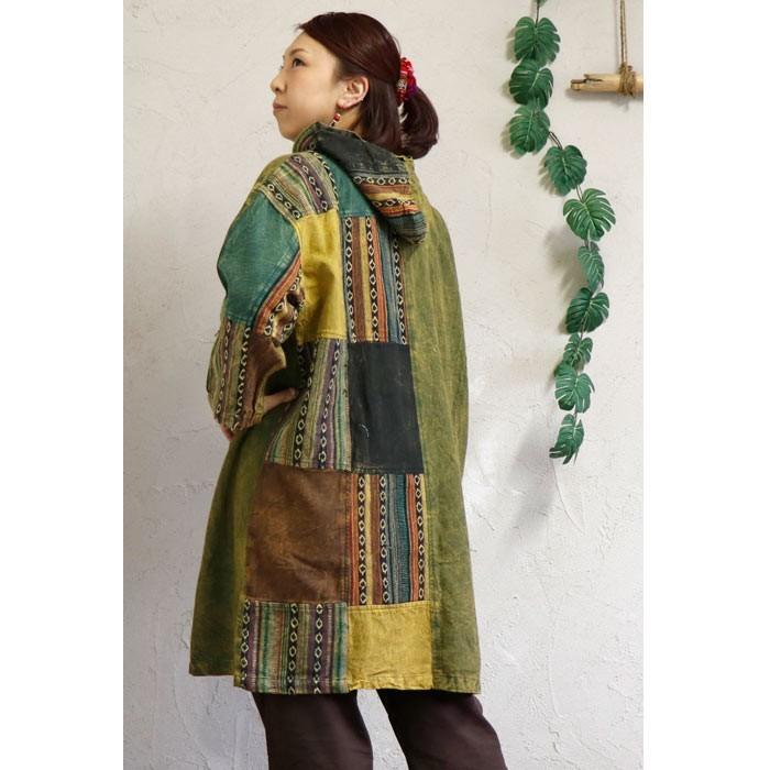 エスニック アウター コート ゲリ生地 ウォッシュ 加工 ファッション アジアン パーカー 長袖 ボヘミアン ファッション アジアン 冬 Ktbr エスニックのマーブルマーケット 通販 Yahoo ショッピング