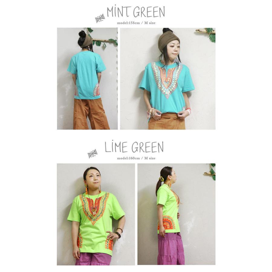 洋服ダンス　アジアン風 エスニック Tシャツ カットソー トップス 半袖 ダンス センバ