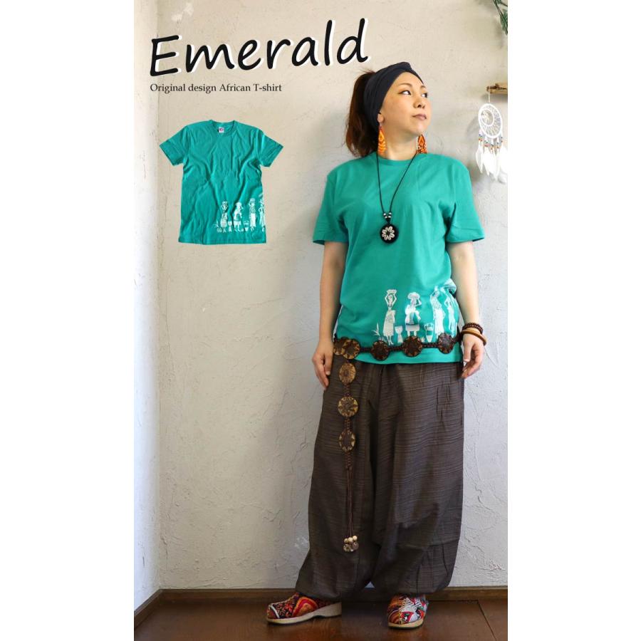 エスニック アフリカン 半袖 ｔシャツ レディース 服 ファッション アジアン ヤシの木 南国 リゾート 椰子 オリジナルデザイン 30代 40代 50代 2 Otmo エスニックのマーブルマーケット 通販 Yahoo ショッピング