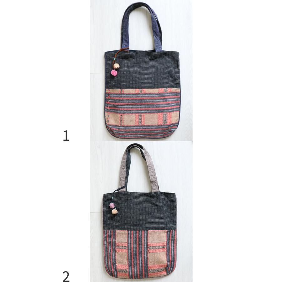 トートバッグ エスニック アジアン 刺繍 手持ち ハンドバッグ 軽量 