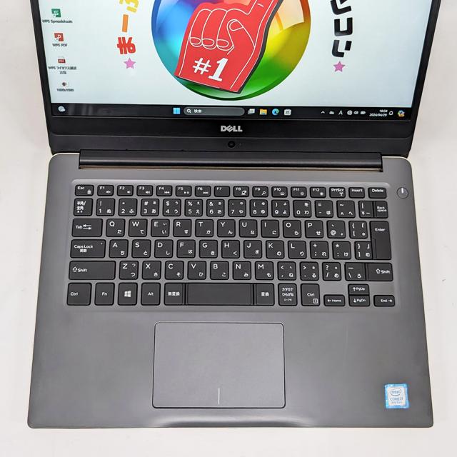 DELL Inspiron 14 7472（第8世代CPU） CPU：Core i5 8250U 1.6GHz Dell