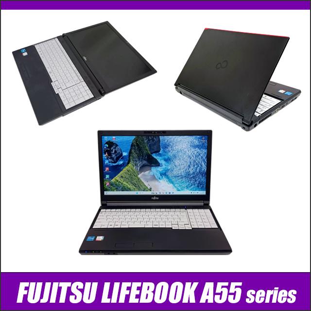 中古ノートパソコン 富士通 LIFEBOOK A5511 15.6型 Windows11 Corei5 16GB SSD256GB WEBカメラ WPS Office付き | LIFEBOOK A | 01