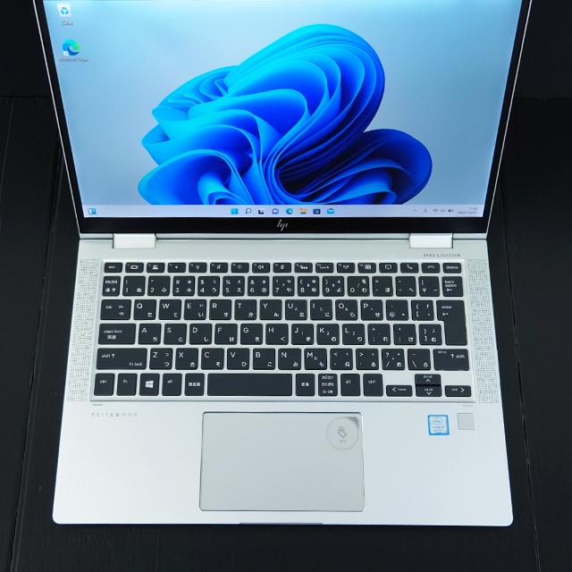 現品撮影 HP EliteBook x360 1030 G3 | 中古ノートパソコン Windows11-Pro コアi7-8550U メモリ16GB  SSD512GB WEBカメラ WPSオフィス付き