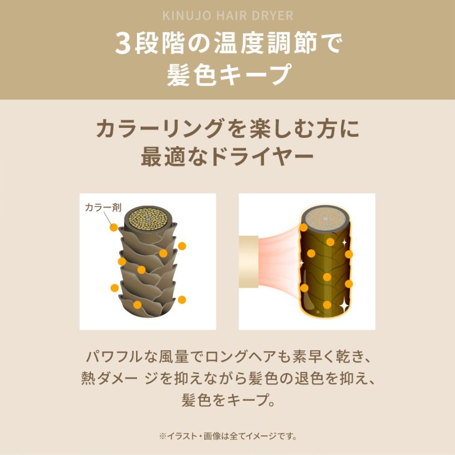 正規品取扱店】KINUJO キヌージョ Hair Dryer ヘアドライヤー ホワイト