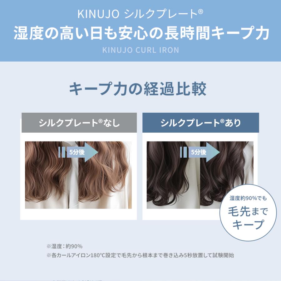 正規品取扱店】KINUJO キヌージョ 絹女 CURL IRON カールアイロン 26mm
