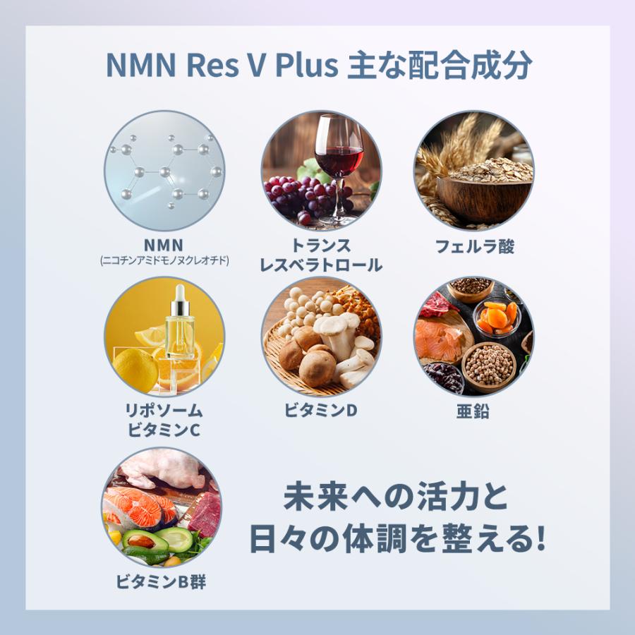 公式代理店】eLife イーライフ NMN18000 ResV Plus 60粒 30日分