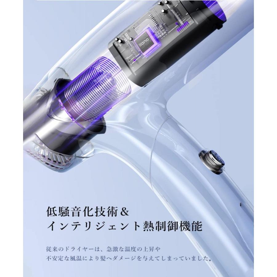 llano公認 正規販売店 プラズマドライヤー 星空グレー/ローズゴールド