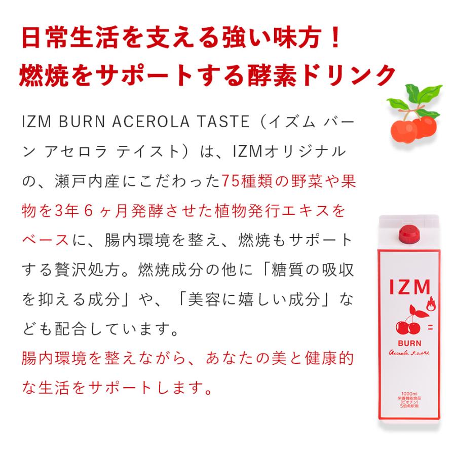 国内正規品 IZM BURN ACEROLA TASTE イズム バーン アセロラ 国内正規品 IZM BURN ACEROLA TASTE イズム バーン アセロラ