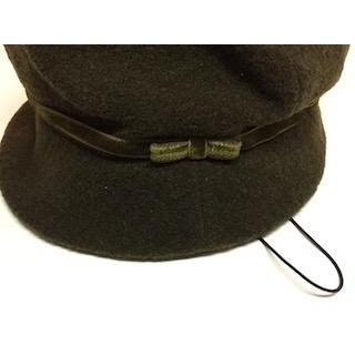 ANTEPRIMA アンテプリマ 帽子 ニット帽子 バーシブル帽子 ウール アクリル ブラック日本製｜marca-shop｜03