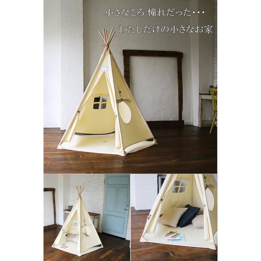 キッズテント 折りたたみ ティピーテント おしゃれ 室内 窓付き 北欧 女の子 子供部屋 遊び場 ベビー 大人 屋外 秘密基地 キッズ用品 ベビーテント ペット_2