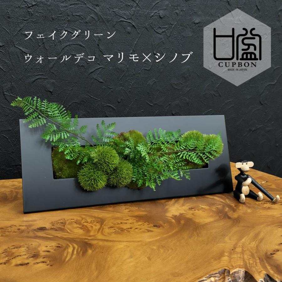 プリマ フェイクグリーン 壁掛け 額 [ウォールデコ マリモ × シノブ