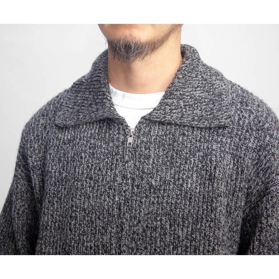 美品 ディーゼル カシミヤ混 ウール メランジ ニットジャケット L グレー SOGLIA（ソリア） 【セール価格】ソリア Soglia REPLAY ウール100