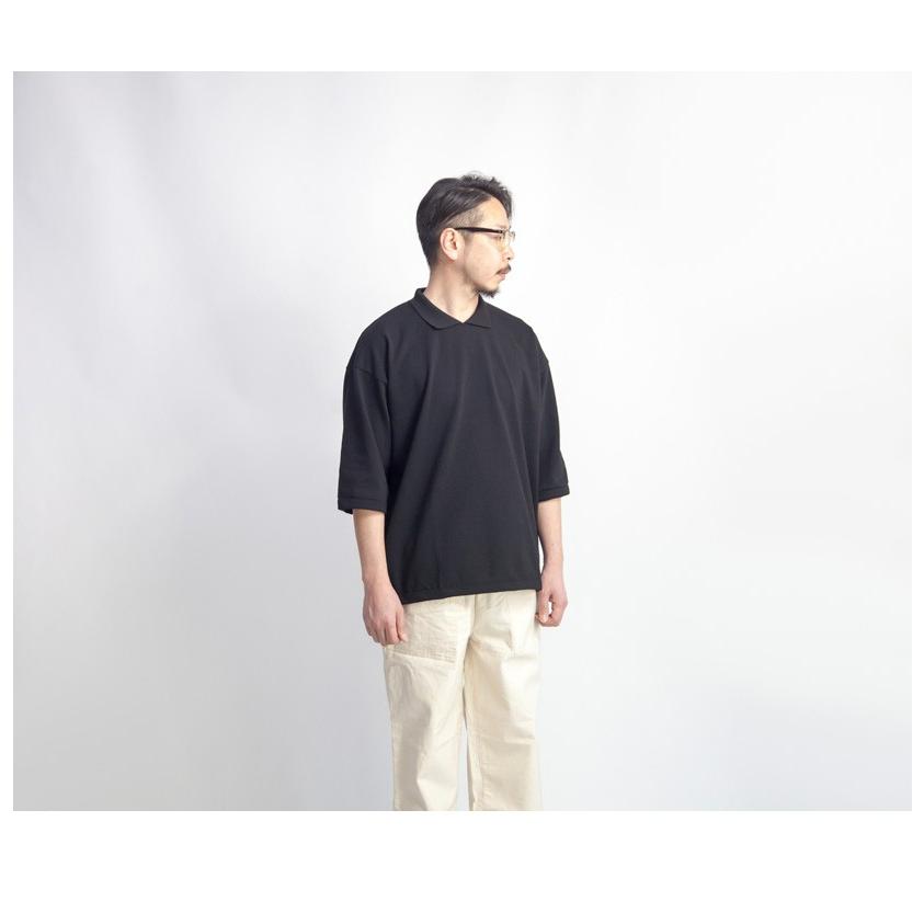 コティディアン Quotidien ビッグポロシャツ 鹿の子 5分袖 フランス製 メンズ | quotidien | 07