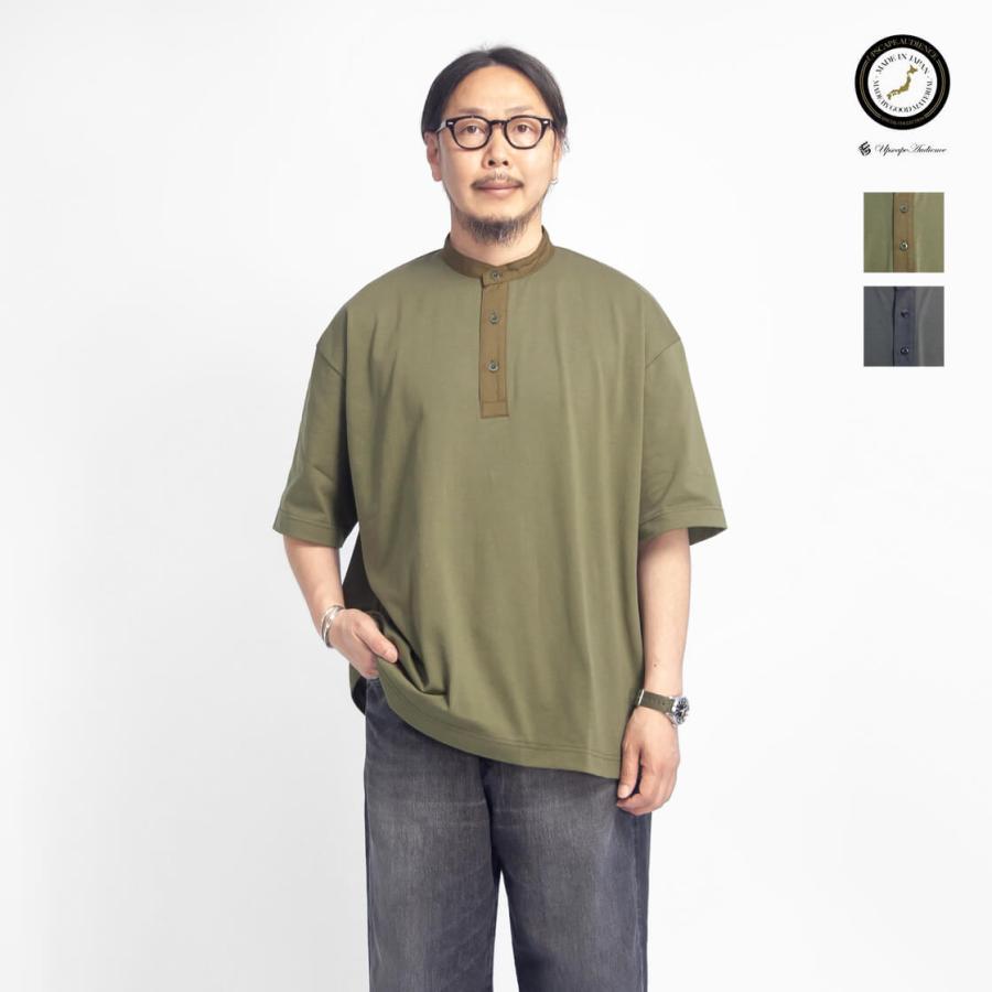 SC subculture サブカルチャー ヘンリーネックシャツ Tシャツ 3