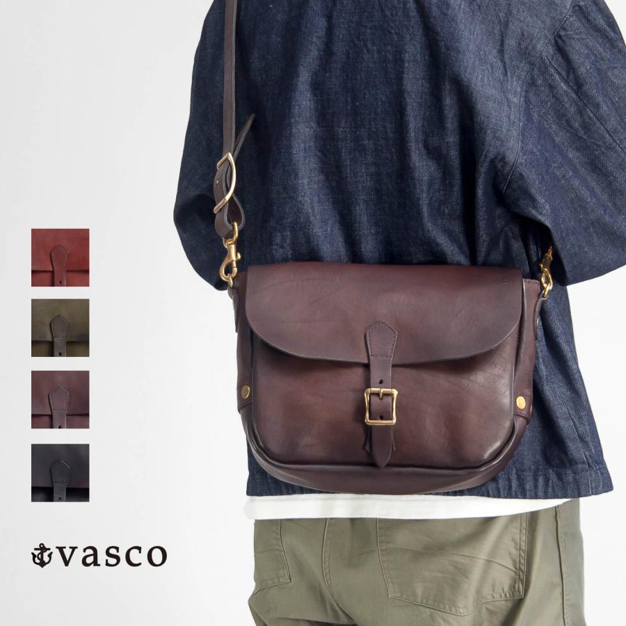 vasco VASCO ヴァスコ レザー ポストマンショルダーバッグS vasco VASCO ヴァスコ レザー ポストマンショルダーバッグS