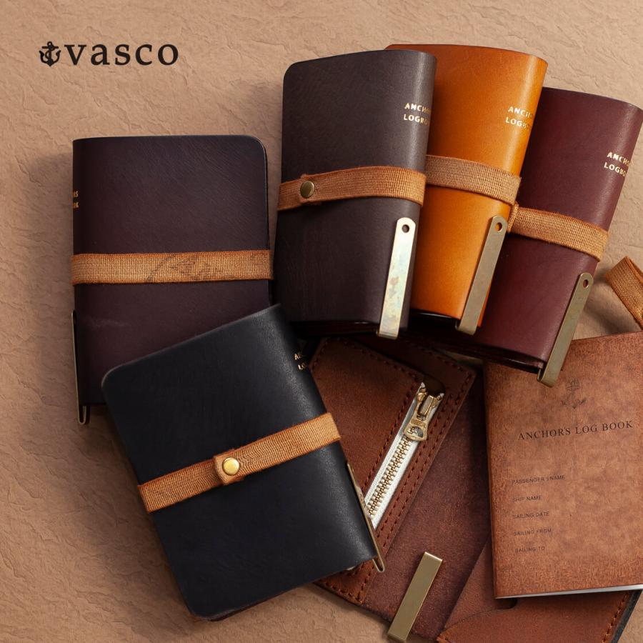 vasco ヴァスコ VASCO アンカーズログブック 2つ折り財布 ブックカバー