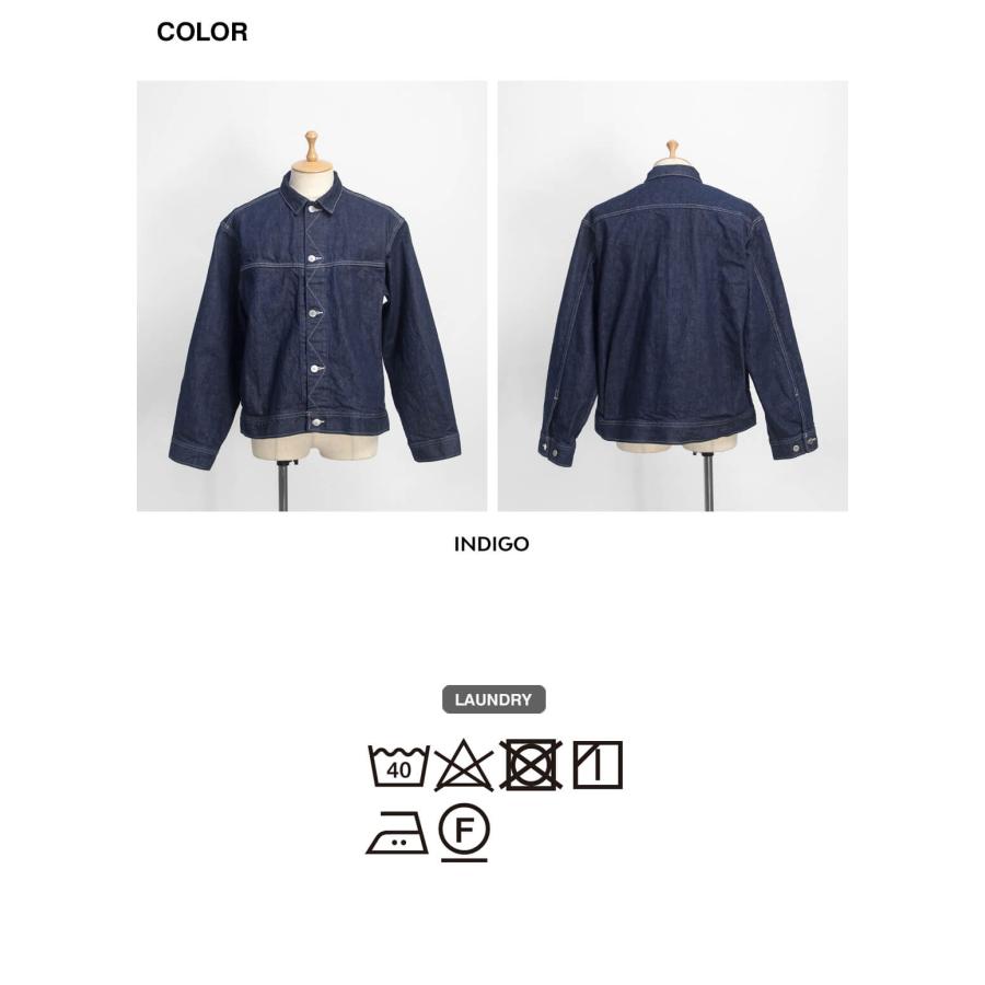 ぺトロール petrole デニム オミットブルゾン 日本製 メンズ : MARC