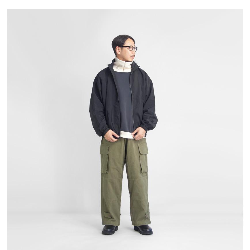 【セール価格】 アンヌ amne バイカラー ジップタートルネックスウェット 日本製 メンズ