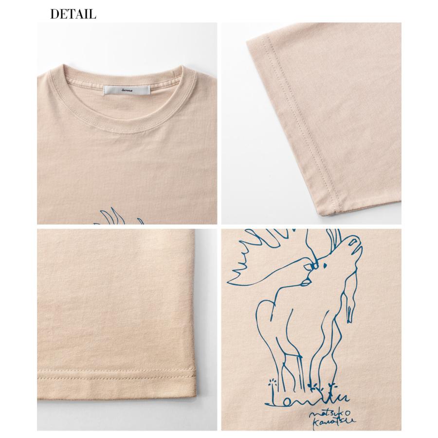アンヌ amne カワツナツコ ELK プリントルーズTシャツ メンズ | ブランド登録なし | 16