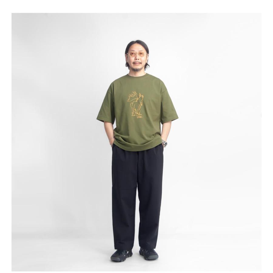 アンヌ amne カワツナツコ ELK プリントルーズTシャツ メンズ | ブランド登録なし | 08
