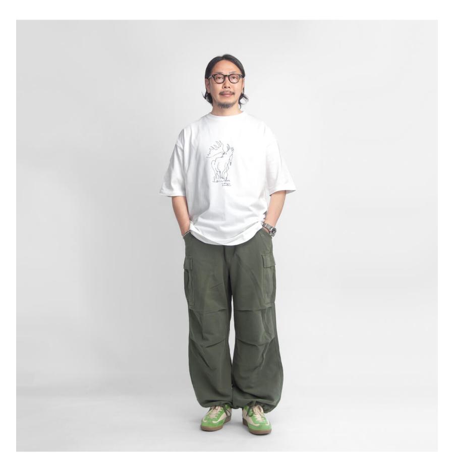 アンヌ amne カワツナツコ ELK プリントルーズTシャツ メンズ | ブランド登録なし | 11