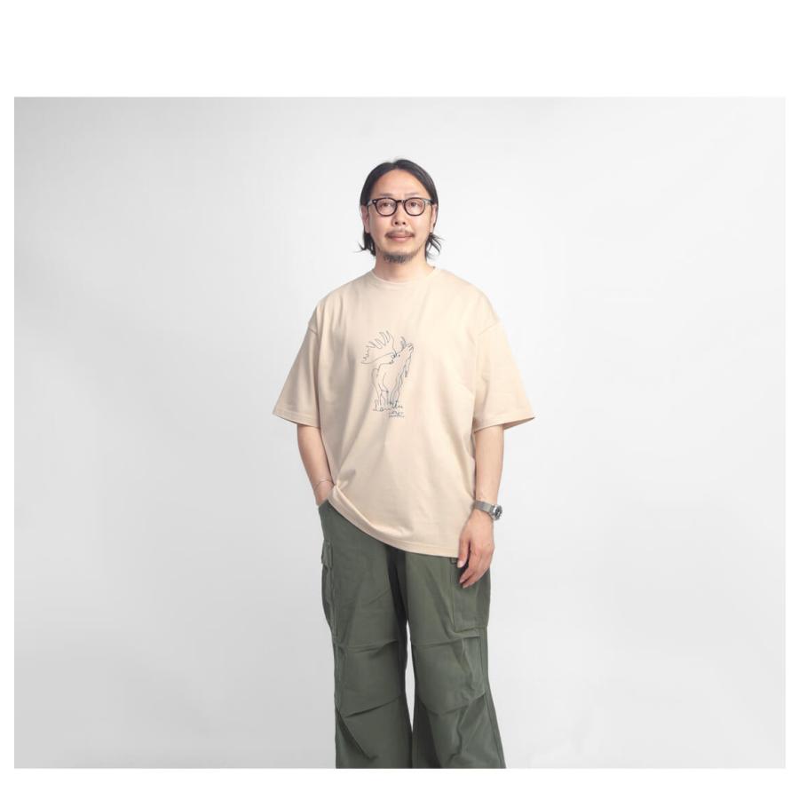 アンヌ amne カワツナツコ ELK プリントルーズTシャツ メンズ | ブランド登録なし | 12