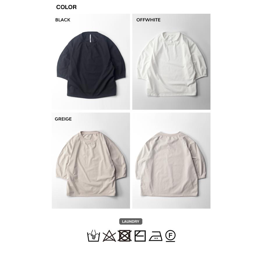 WHYTO（ホワイト） WHYTO. カーブスリーブTシャツ クルーネック