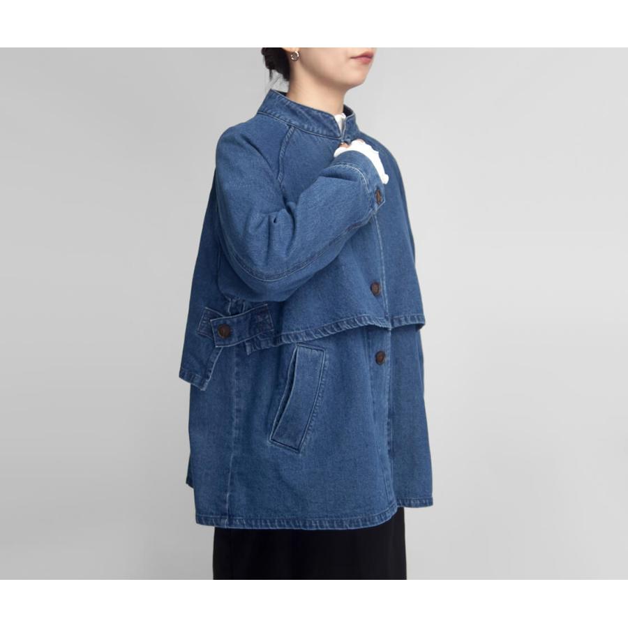 Kelen（ケレン） デニムジャケット マオカラー KIKO JK2071 レディース