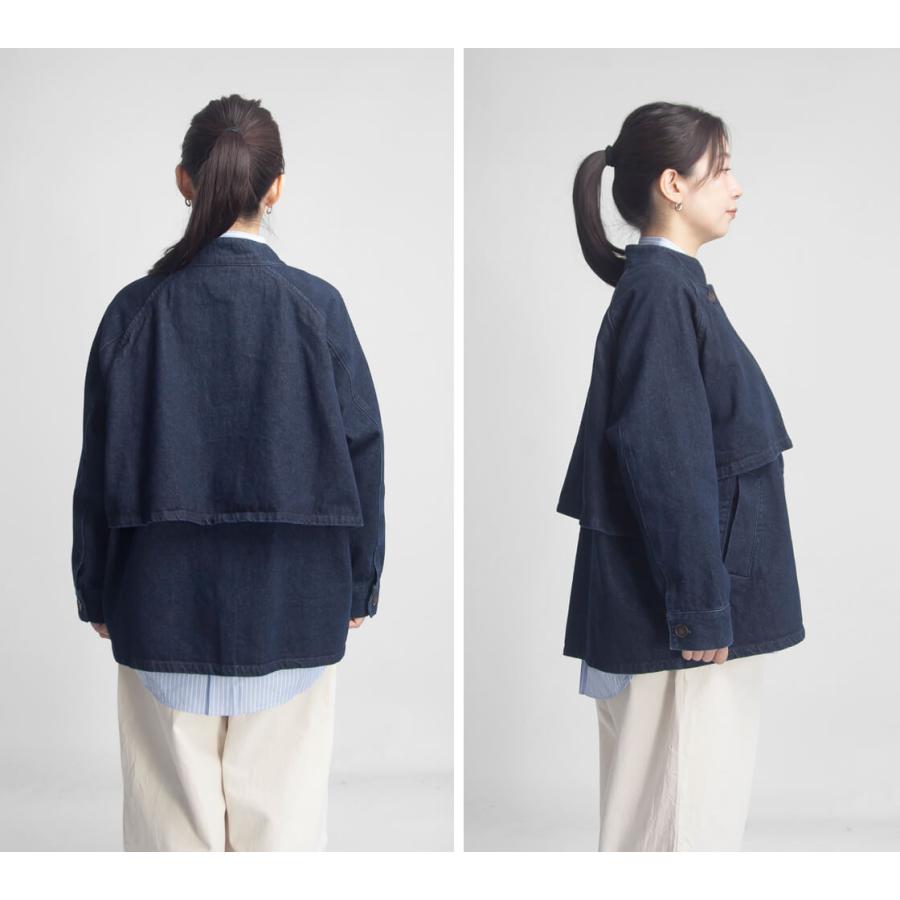 Kelen（ケレン） デニムジャケット マオカラー KIKO JK2071 レディース