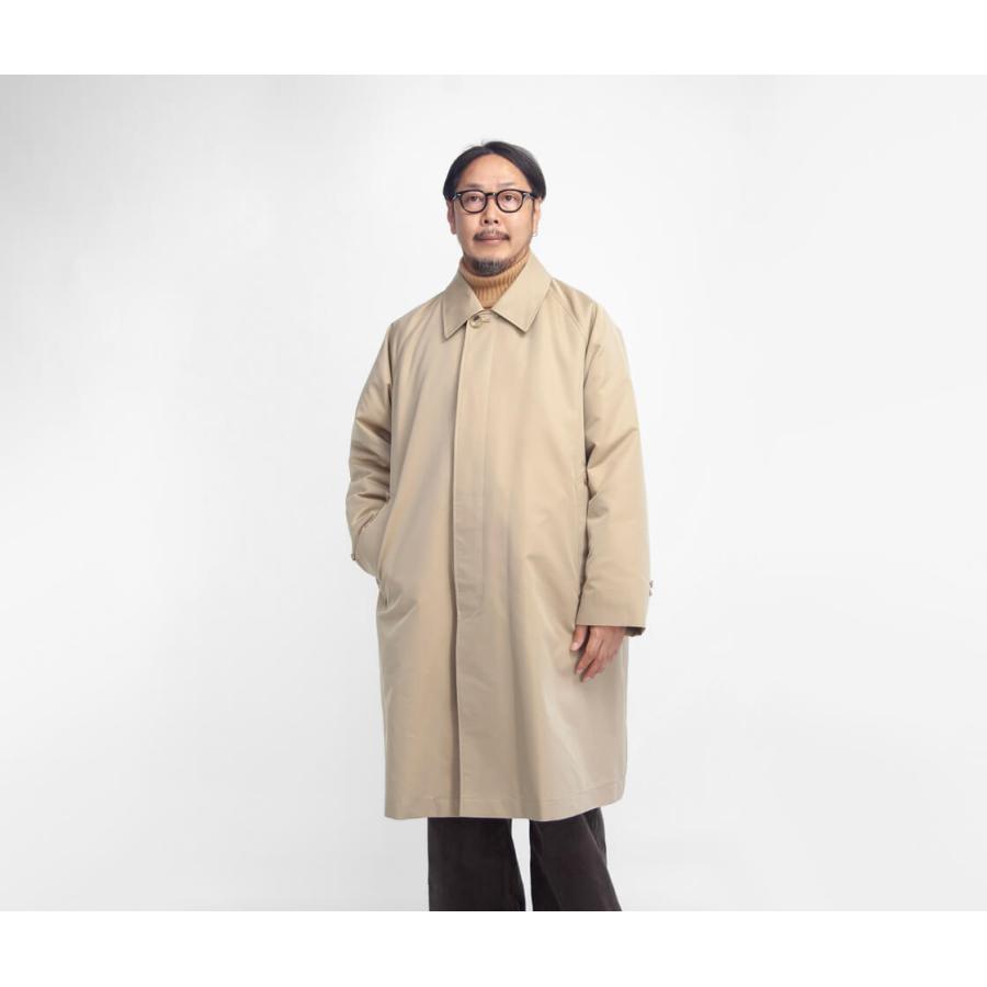 ミフュー miffew シングルスリーブ バルカラー ダウンコート 日本製 メンズの画像
