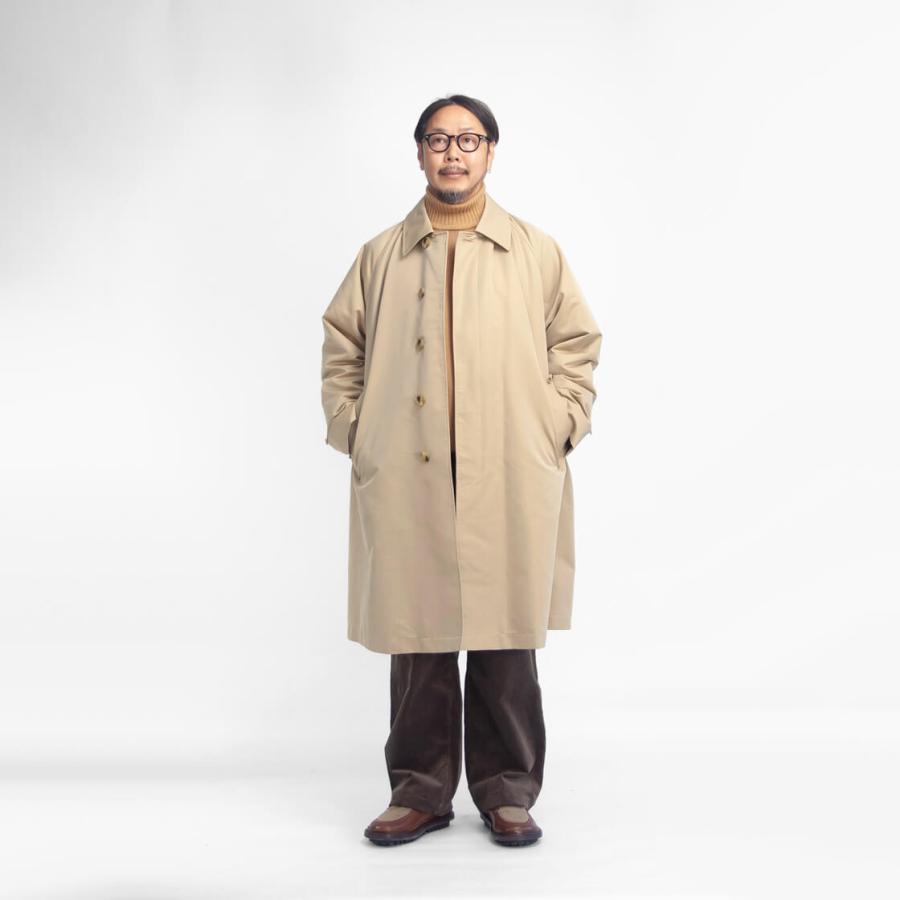 ミフュー miffew シングルスリーブ バルカラー ダウンコート 日本製 メンズの画像