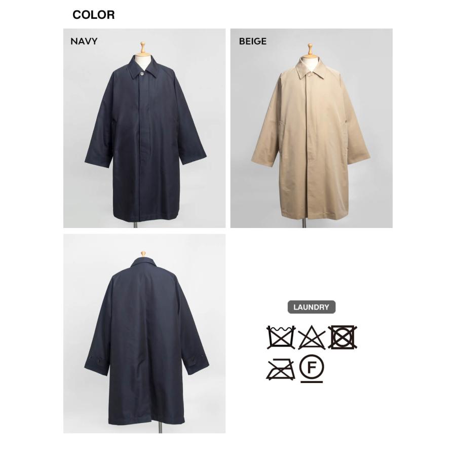 ミフュー miffew シングルスリーブ バルカラー ダウンコート 日本製 メンズの画像