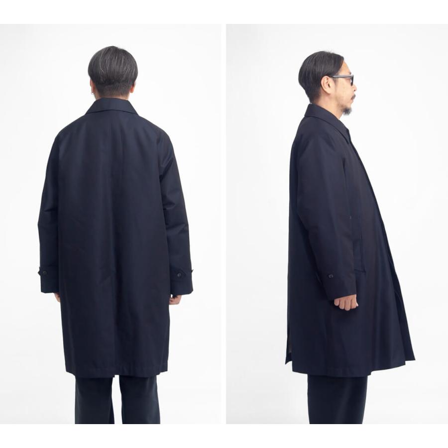 ミフュー miffew シングルスリーブ バルカラー ダウンコート 日本製 メンズの画像
