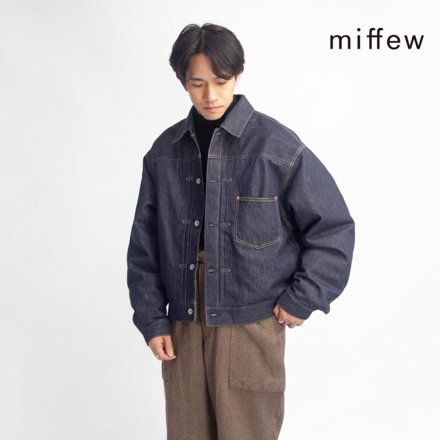 miffew（ミフュー） miffew 1st デニムダウンジャケット 日本製 メンズ