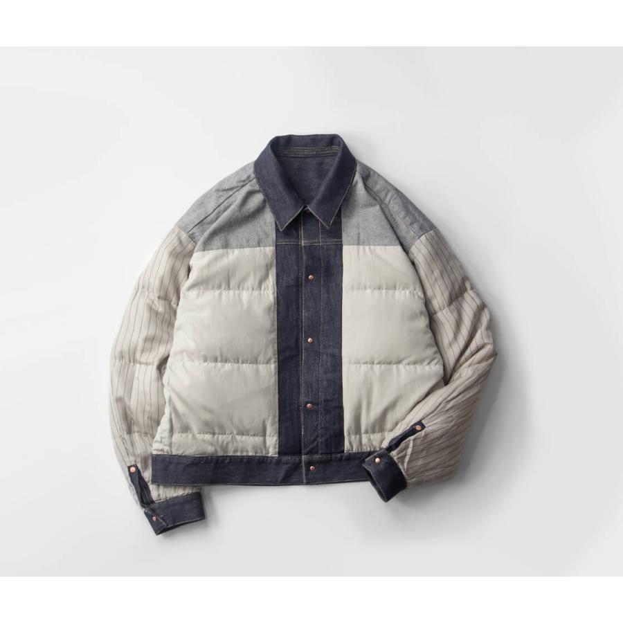 miffew（ミフュー） miffew 1st デニムダウンジャケット 日本製 メンズ