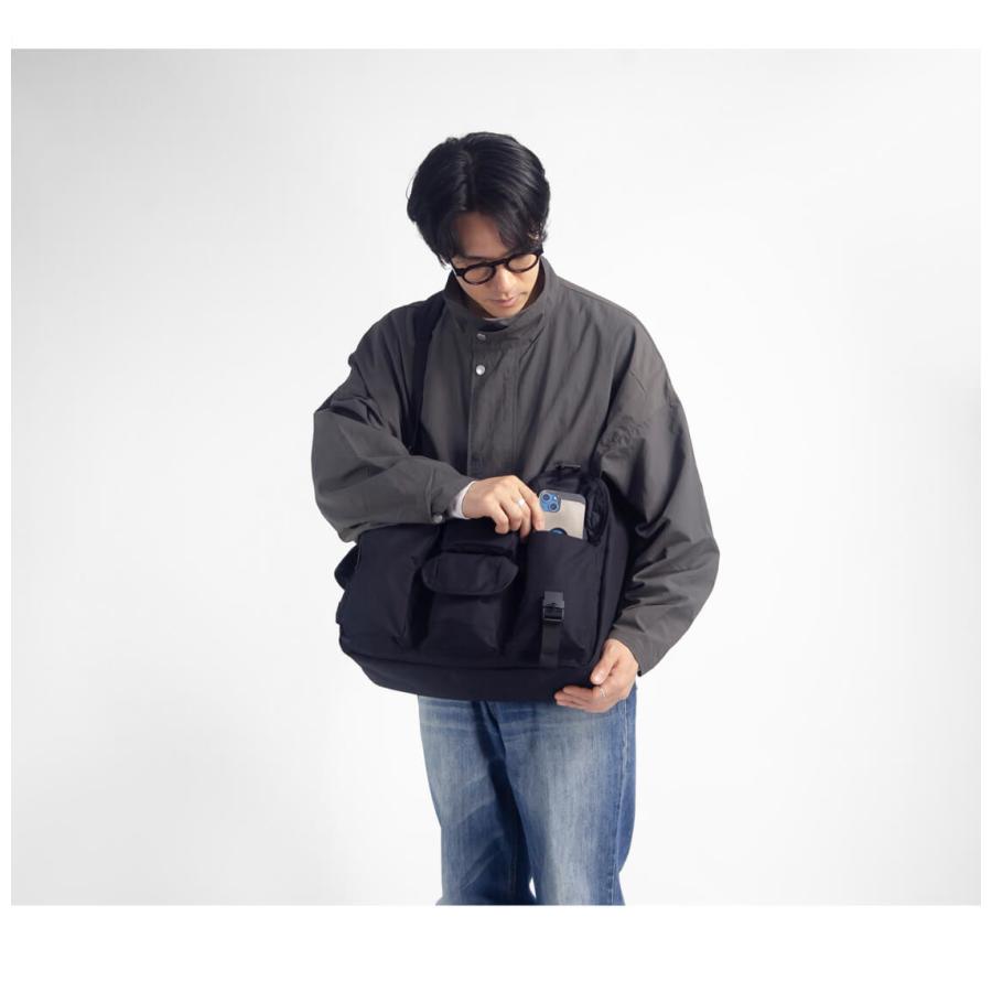 マルチポケット ショルダーバッグ／コーデュラブラック ユニクロ公式 | マルチポケットショルダーバッグ